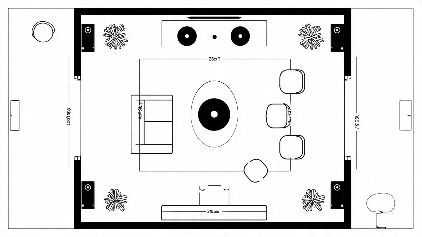 집에서 사운드 살리는 스피커 배치