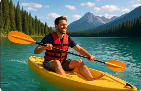 호수위 카약체험 관련 이미지