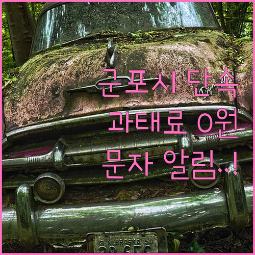 군포시 주정차 단속 사전 알림 문자 ..