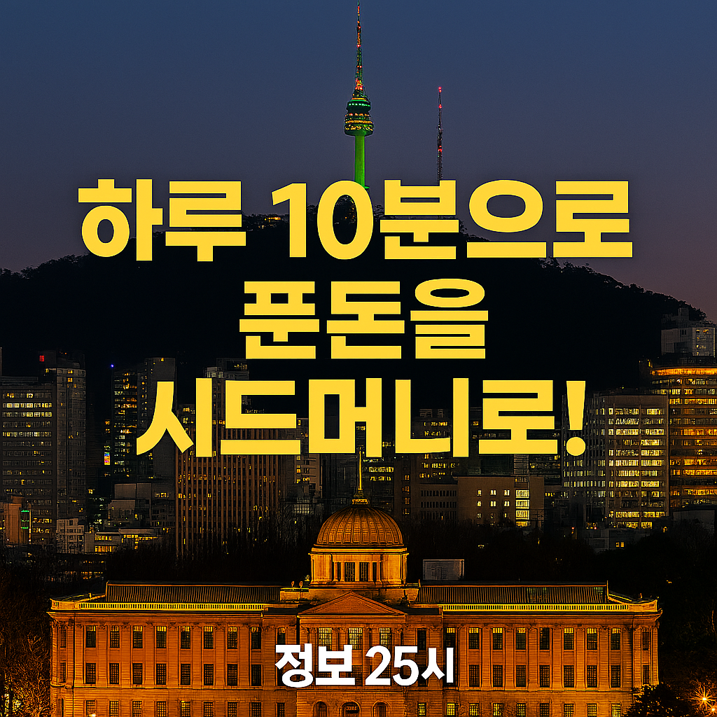 하루 10분, 푼돈으로 시드머니 만드는 법에 관한 이미지