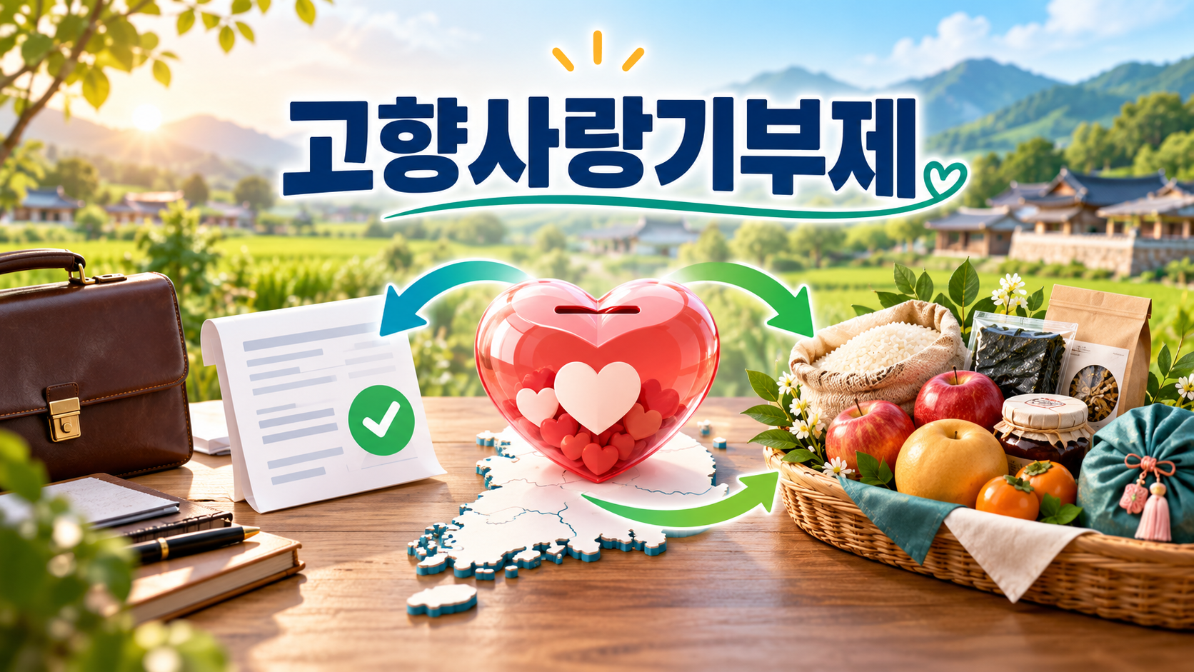 안 하면 손해! 연말정산 고향사랑기부제 세액공제 한도와 홈택스 자동 연동 가이드