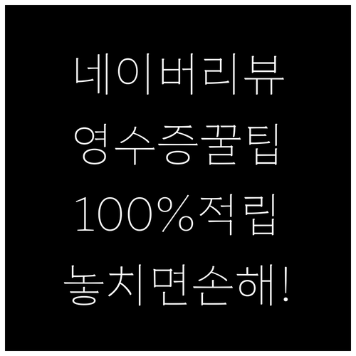 내돈내산 신뢰도 100% 네이버 영수..