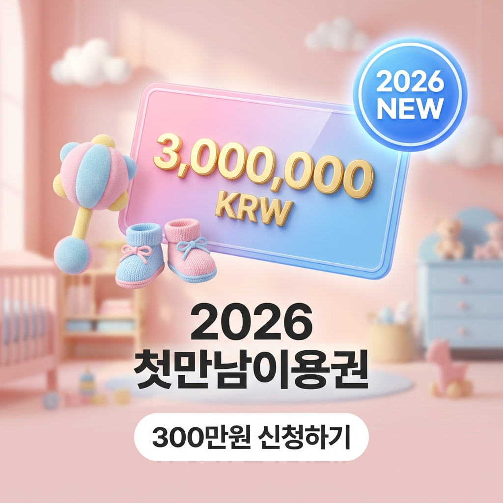 2026년 첫만남 이용권 혜택 안내 인포그래픽 썸네일