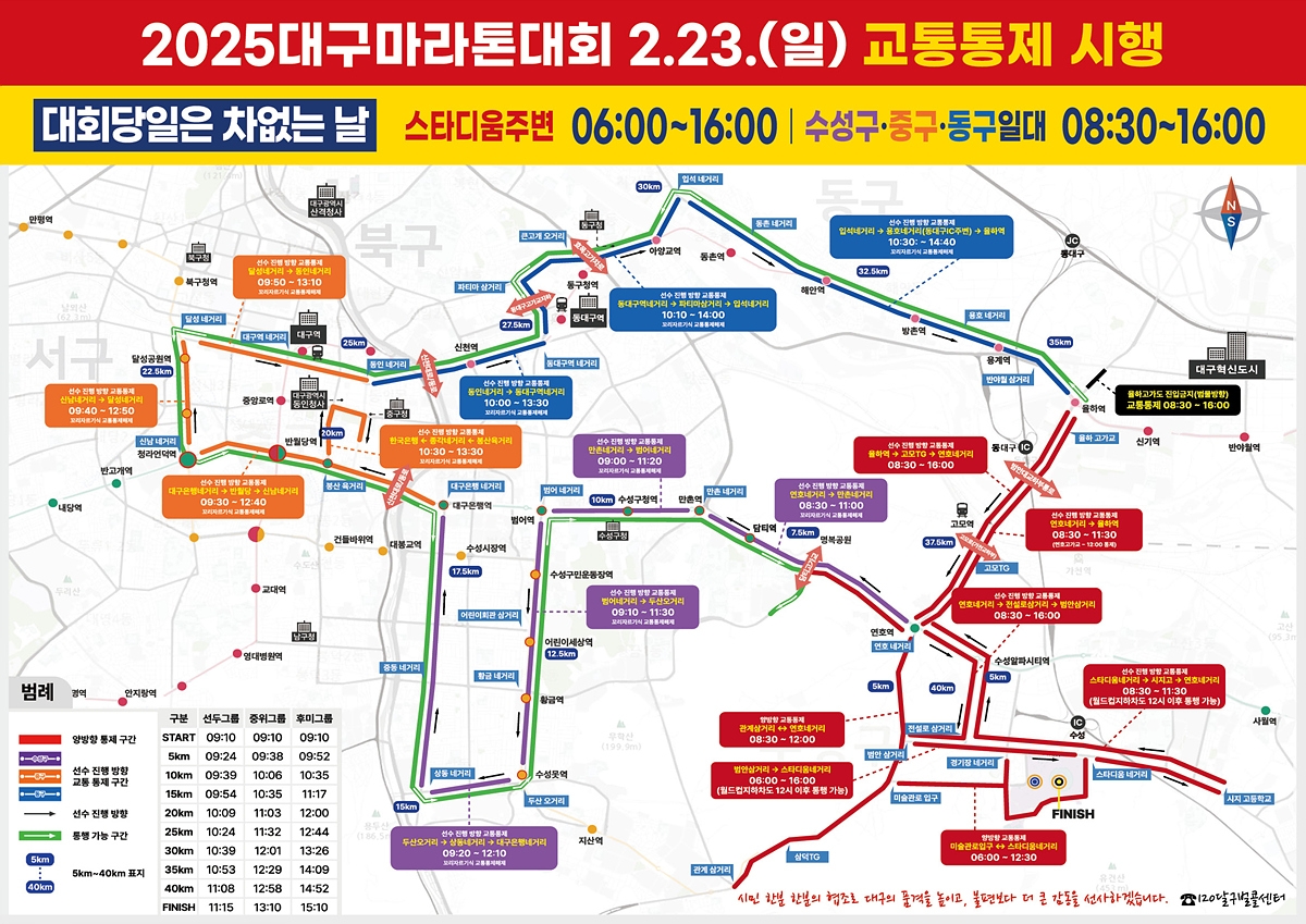 2025 대구 마라톤 대회