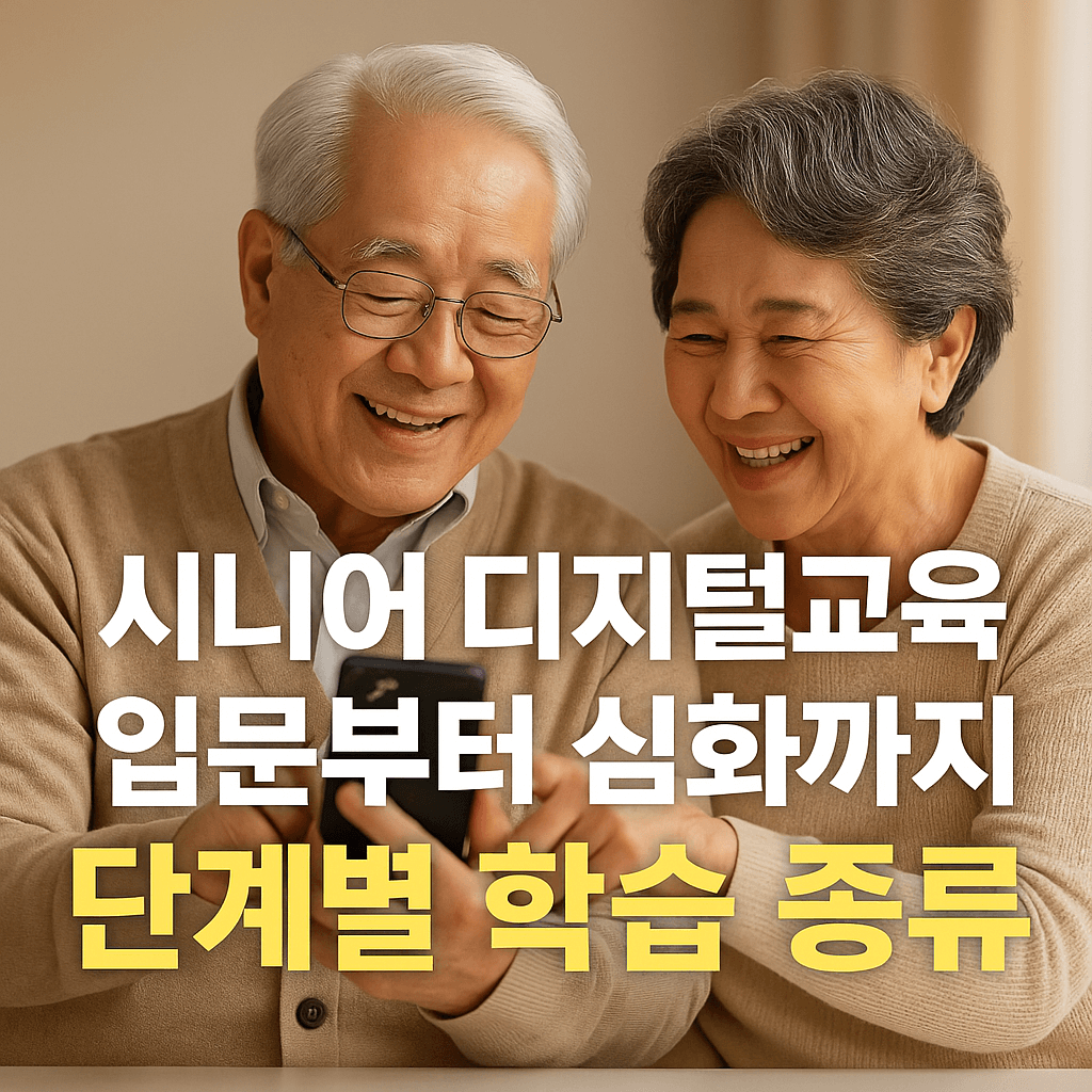 시니어 디지털교육 학습단계