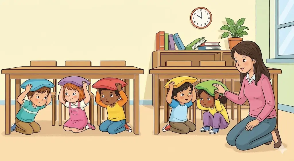 AI 활용 안전교육용 상황별 일러스트 제작