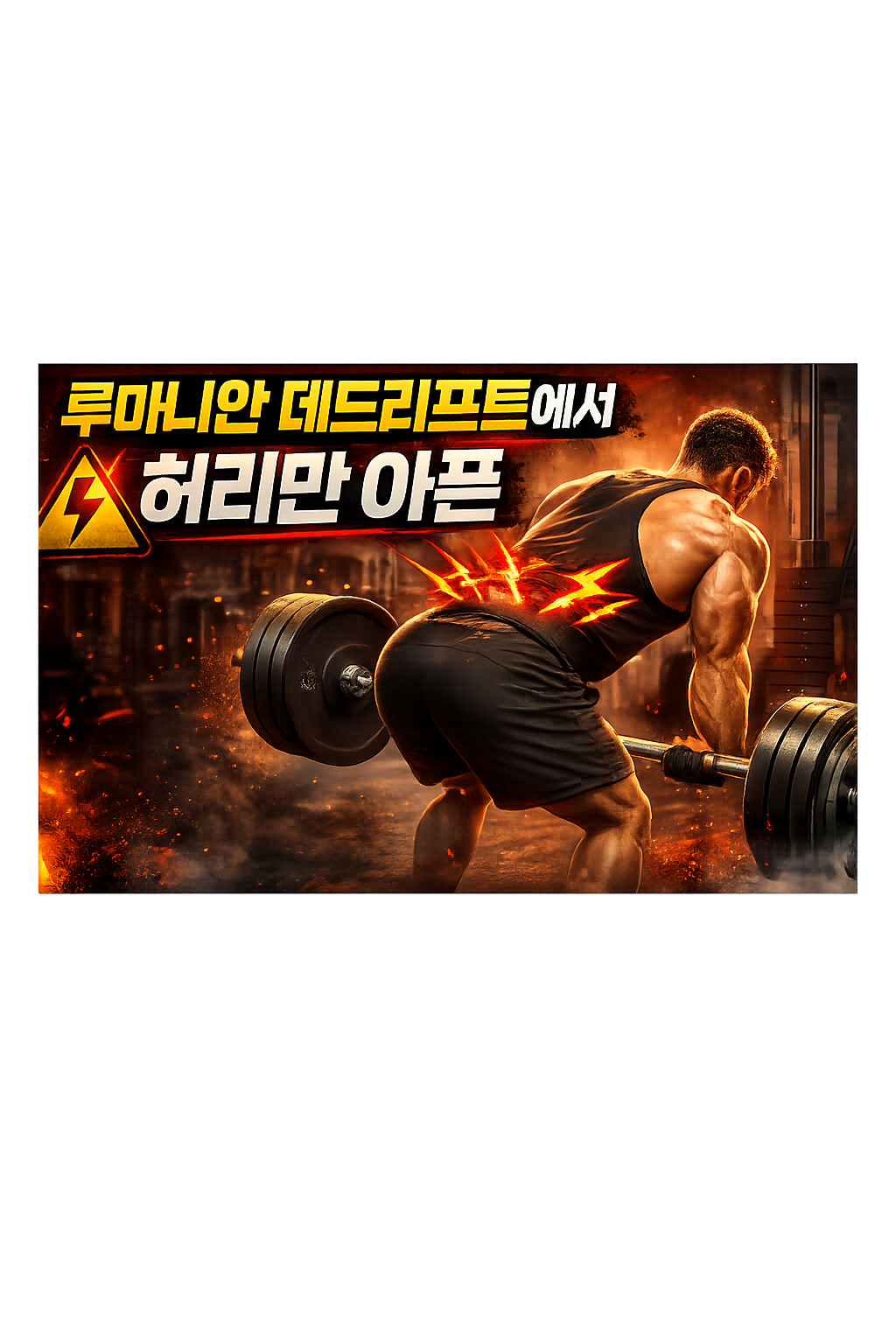 루마니안 데드리프트에서 허리만 아픈 이유