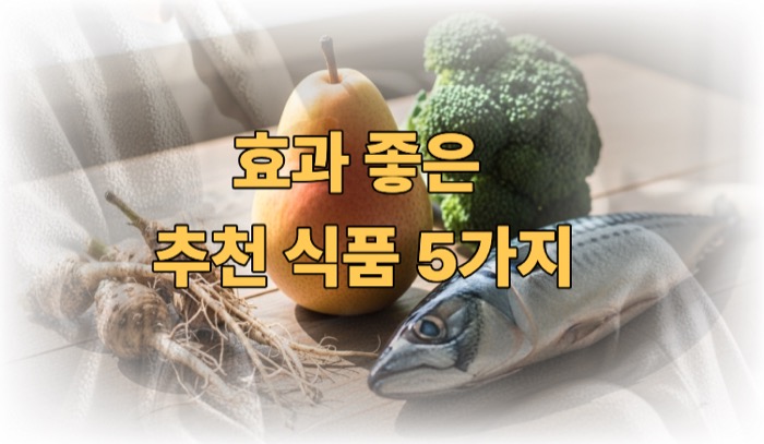 폐에 좋은 음식 추천식품