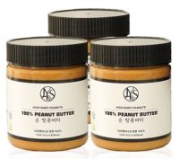 순 땅콩버터 100% 무첨가, 300g, 3개