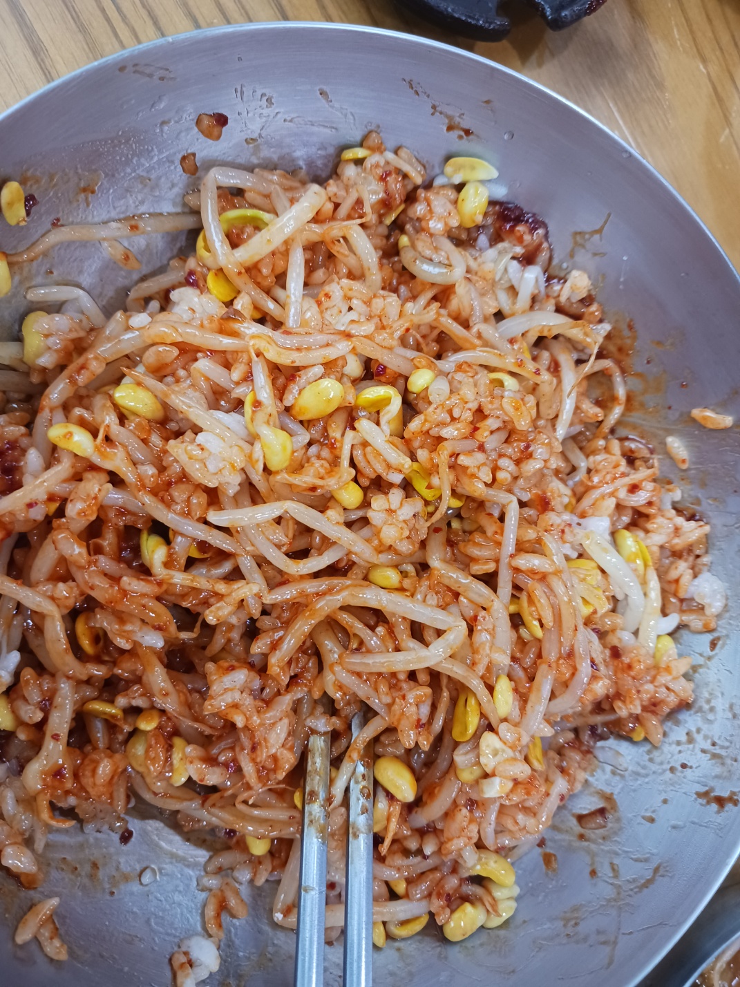 전통콩나물밥