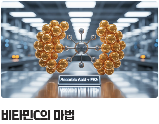 철분 흡수의 특급 도우미, 비타민C