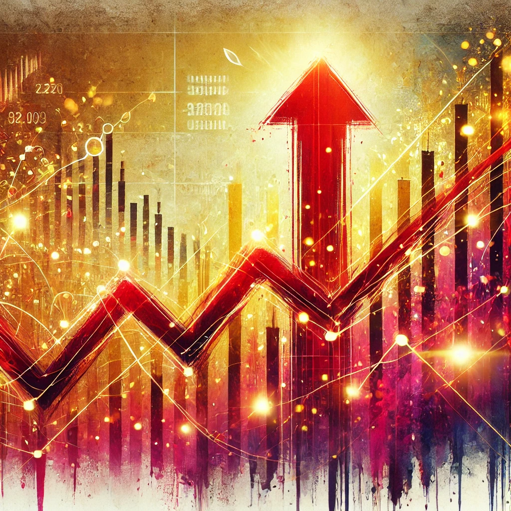 2025년 03월 28일 오늘의 증시를 표현한 이미지