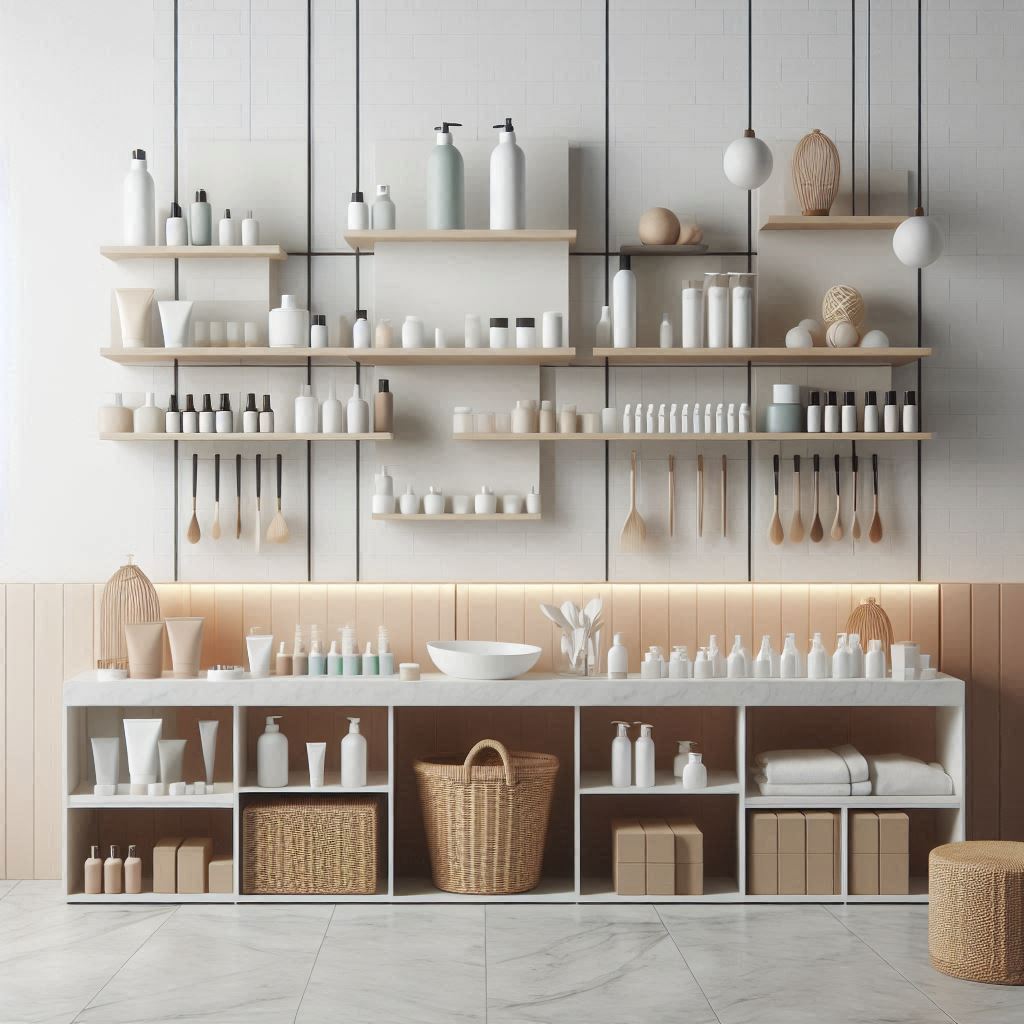 피부,체형관리 샵 배경