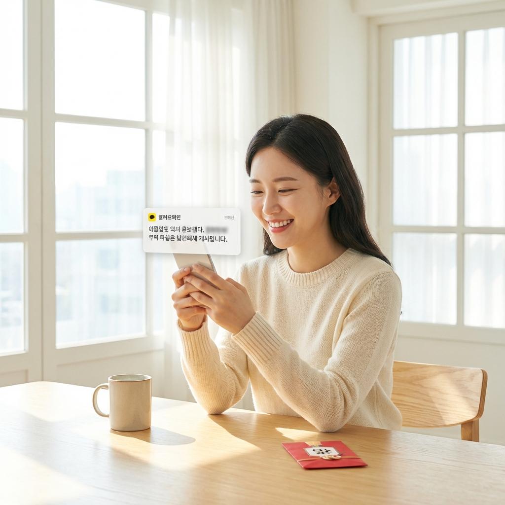 설 명절 지원금 안내 이미지