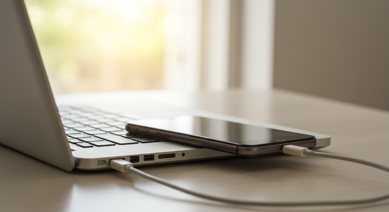 컴퓨터 USB 포트 충전