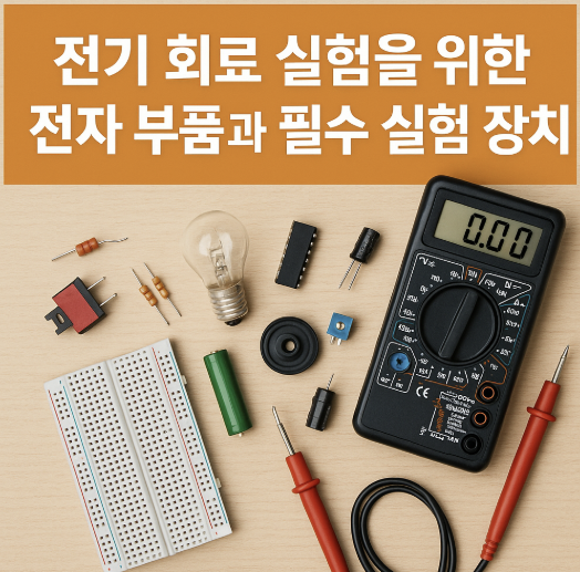 전기 회로 실험을 위한 전자 부품과 필수 실험 장치 소개