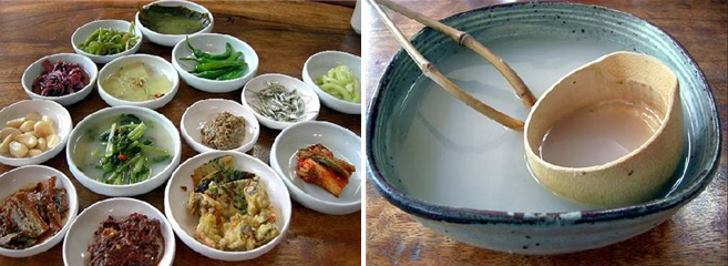 우리식당 멸치쌈밥 막걸리
