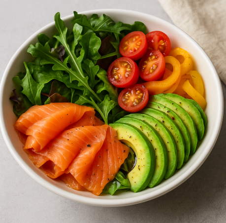 연어 아보카도 샐러드볼 관련이미지