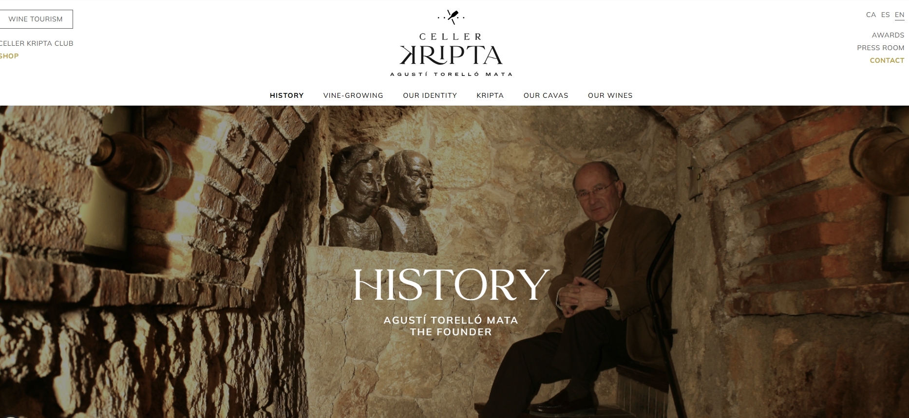 크립타 그란 레세르바 까바 브뤼 나뛰르 2007｜Kripta Gran Reserva Cava Brut Nature 2007, Agust&iacute; Torell&oacute; Mata, Spain