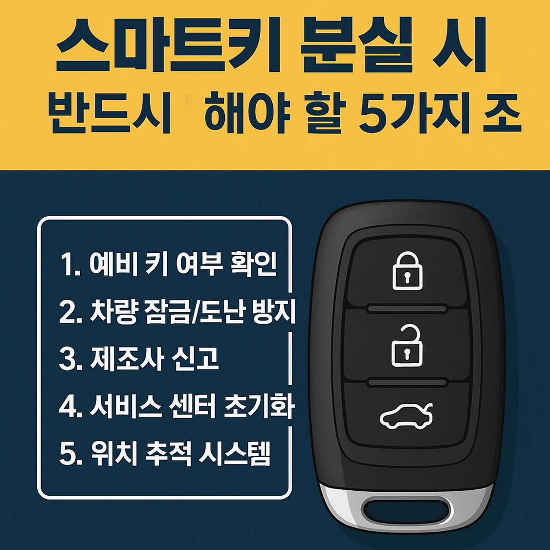 스마트키 분실