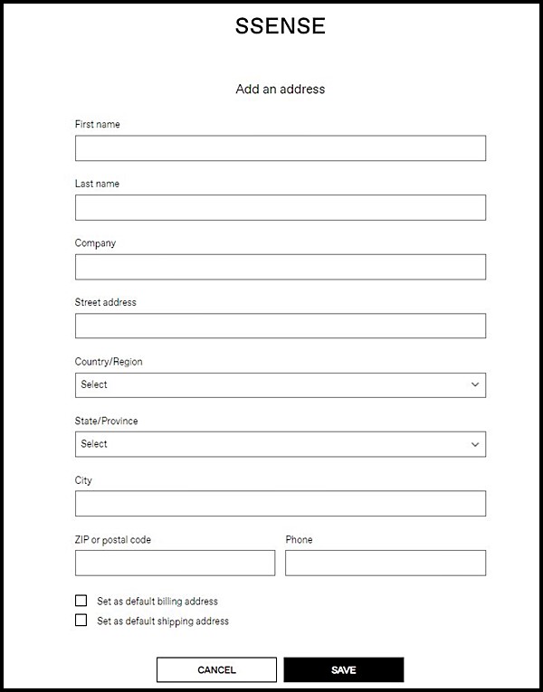 SSENSE 직구 방법 : 센스 (ssense) 할인 코드 포함