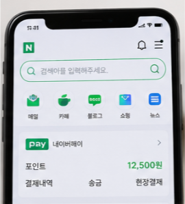 네이버페이 포인트 확인