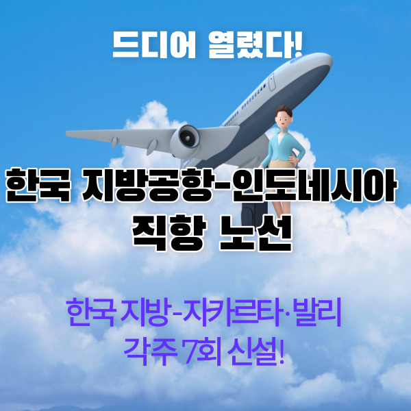 인도네시아 직항 노선