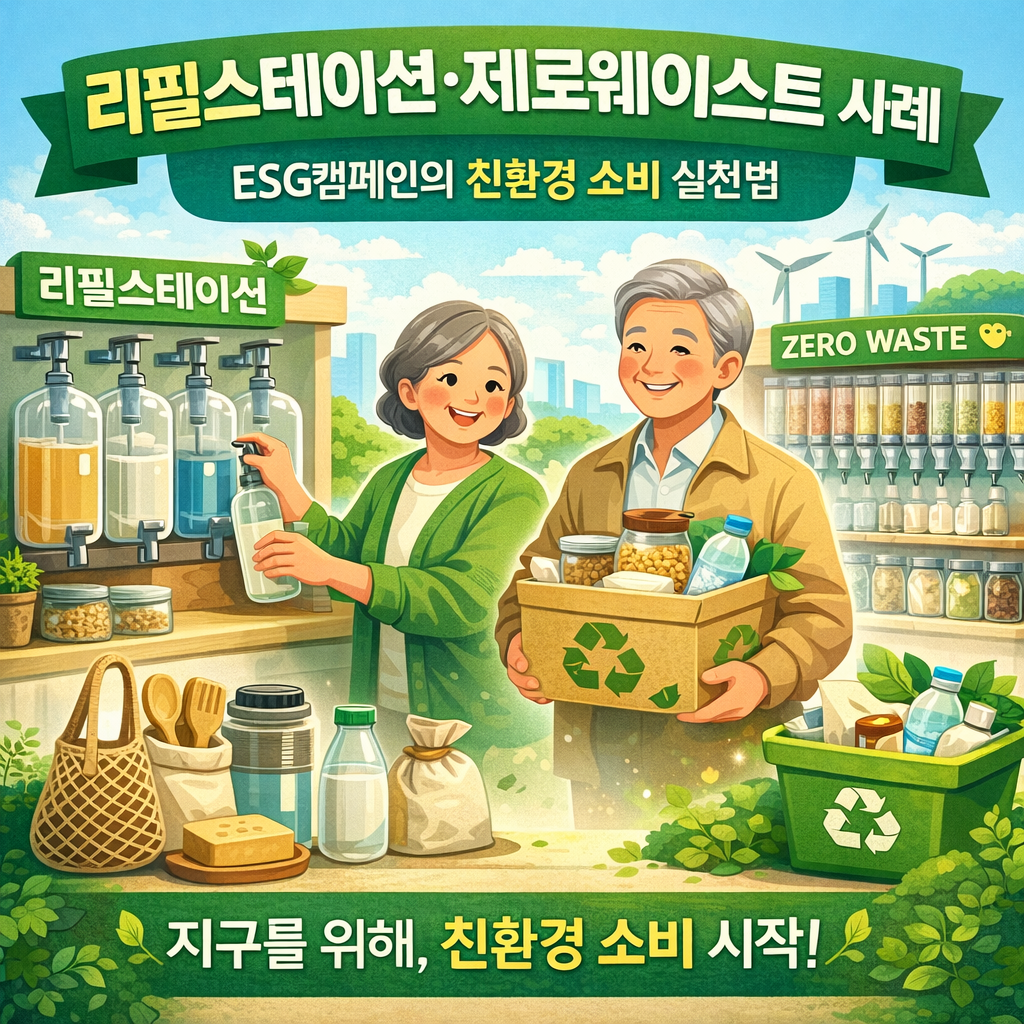 리필스테이션,제로웨이스트 사례