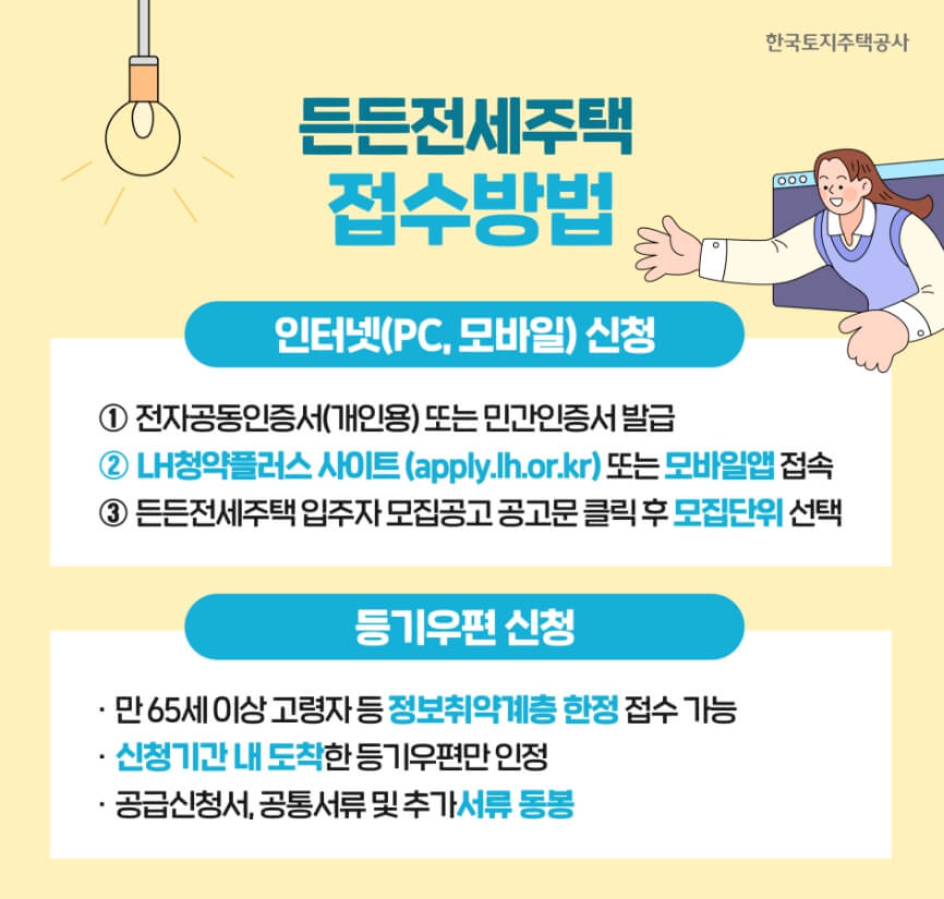 든든전세주택 접수방법