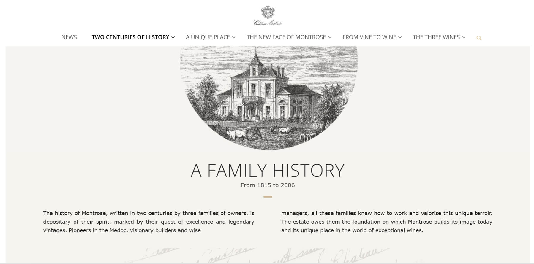 Château Montrose 1983, Saint-Estèphe, Bordeaux, France๏ฝ์คํ ๋ชฝ๋ก์ฆ 1983