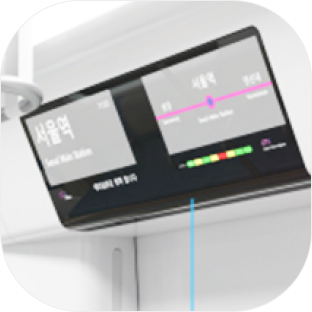 E. 넓고 개방된 객실 간 연결통로