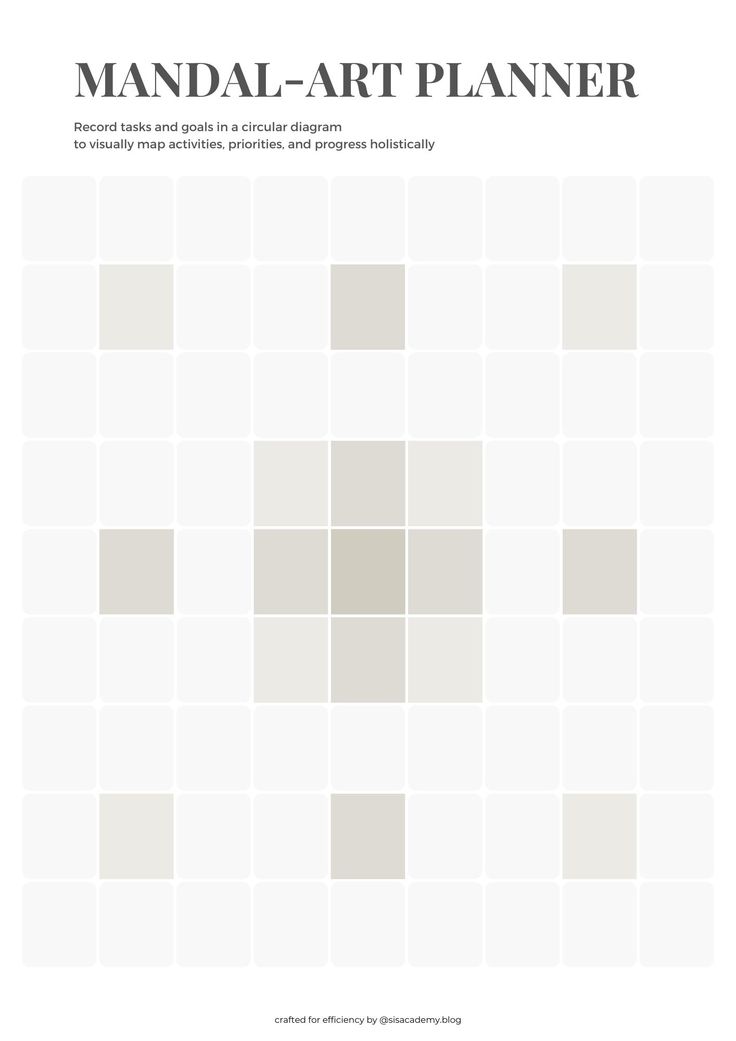 만다라트 플래너