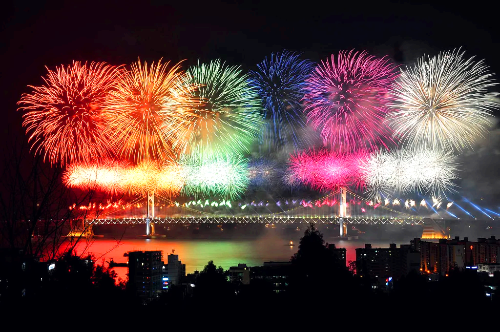 부산 광안리 불꽃축제 불꽃명당