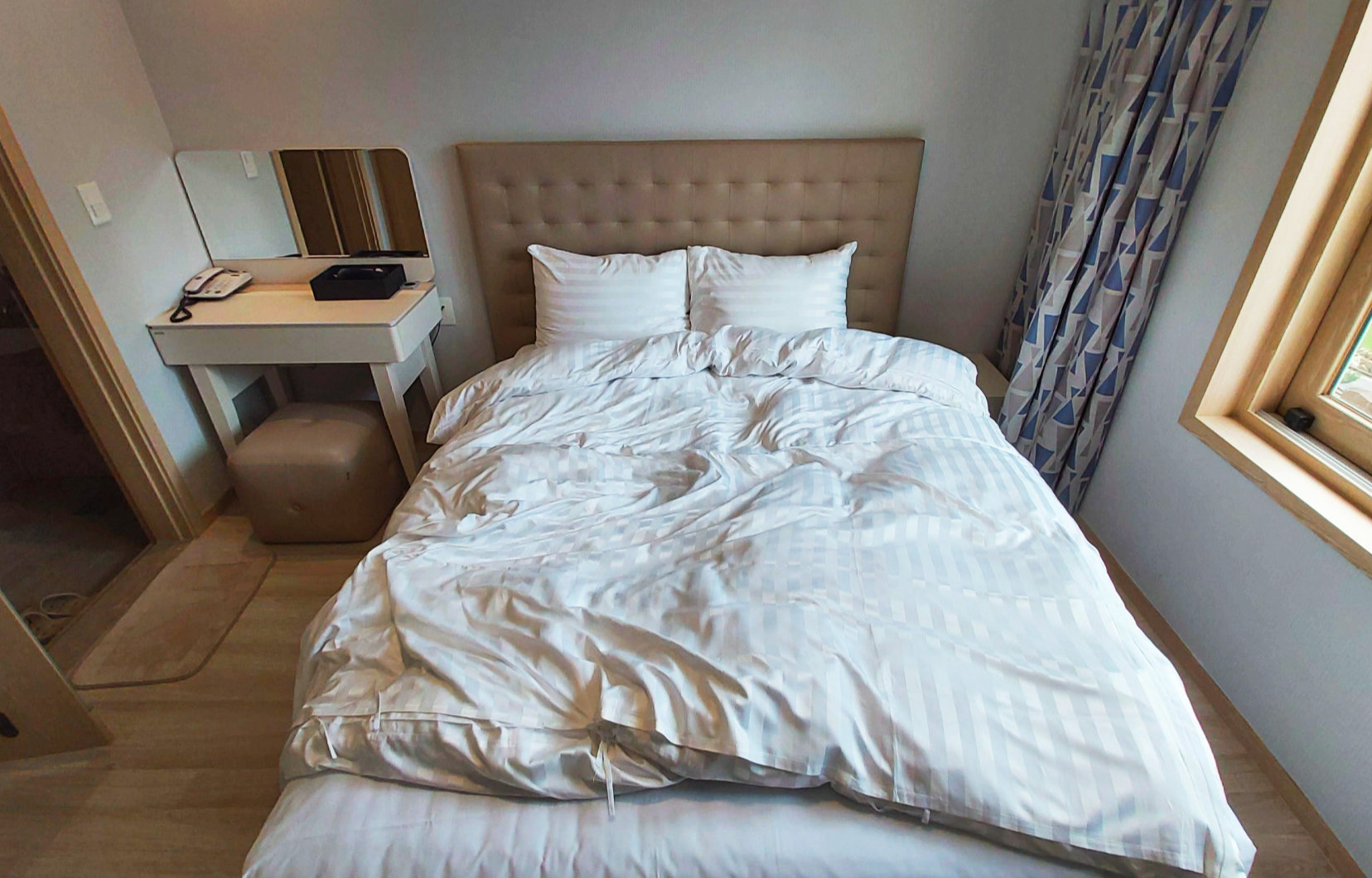 경북 청송군 소노벨 스위트룸 침대