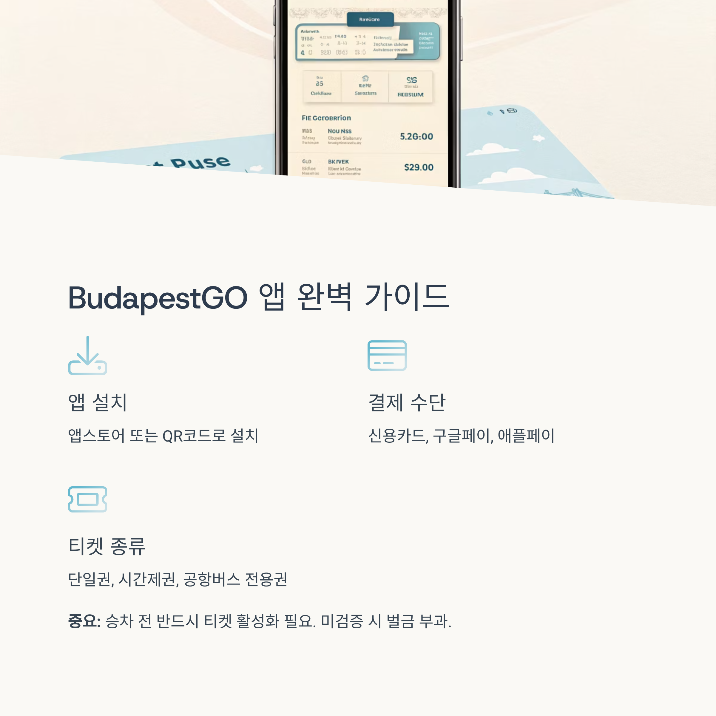 BudapestGO 앱 가이드