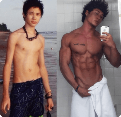 히스패닉 멸치에서 다크 초콜렛 매력남으로 변신