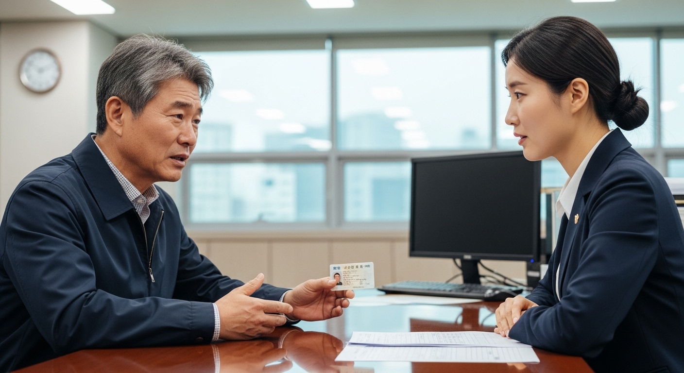 고령자의 운전 중단 결정 모습 – 2025 고령운전자 면허 반납 제도 안내 이미지