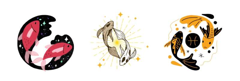 물고기자리 쌍어문