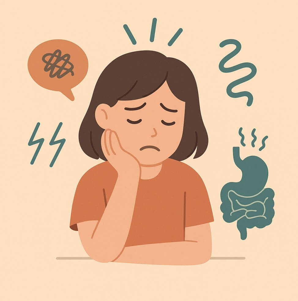 우울하고 화가나보이는 청소년