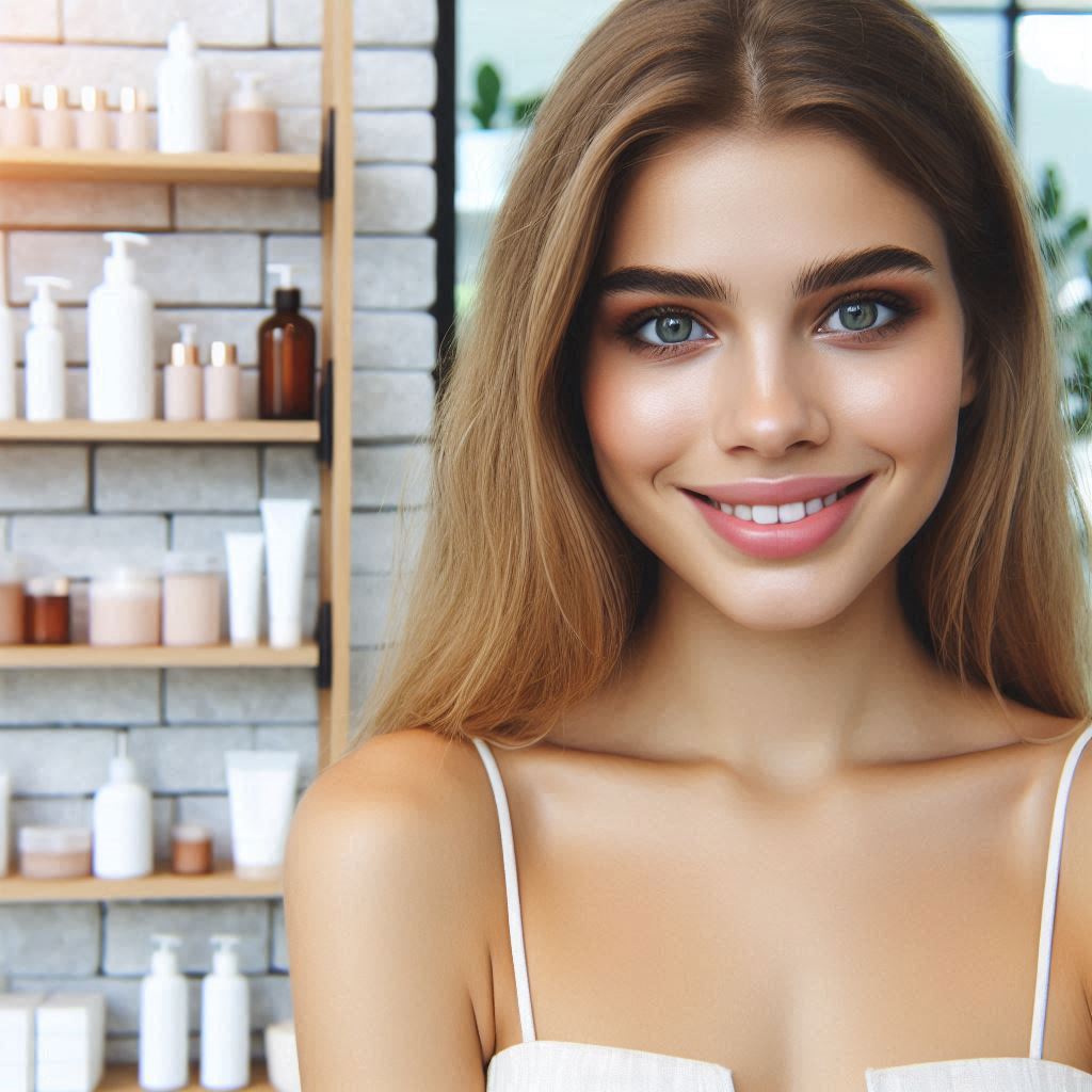 피부,체형관리 샵 배경