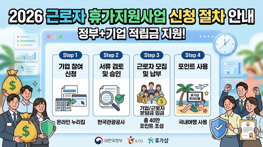 2026 근로자 휴가지원사업 신청 안내