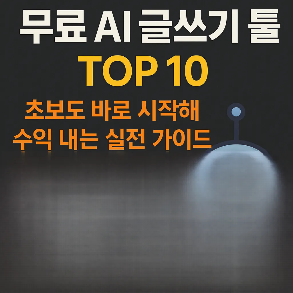 무료 AI 글쓰기 툴 TOP 10