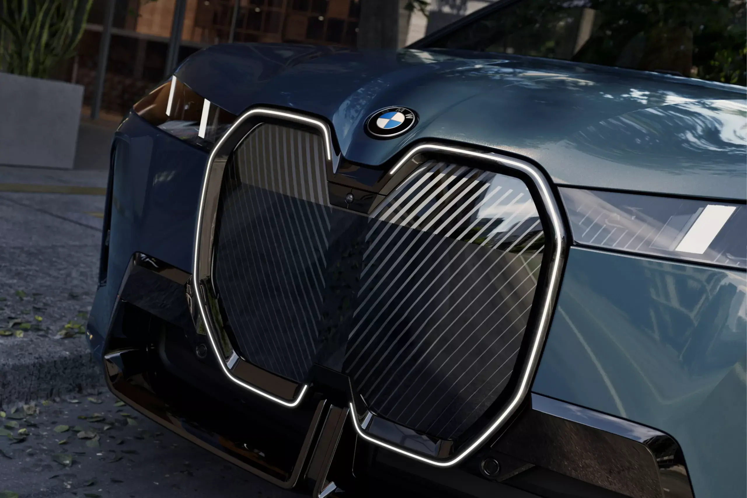 BMW IX 이미지 그릴