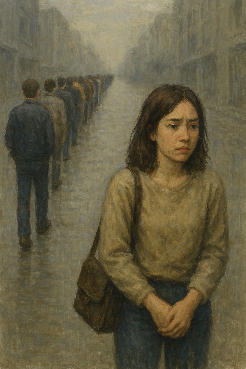 끝없는 줄을 기다리는 꿈 – 좌절의 반복