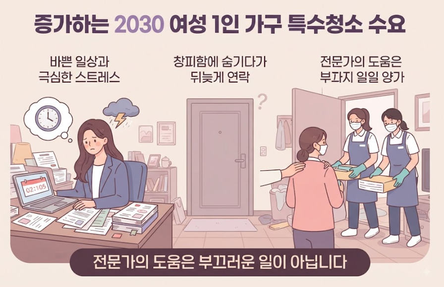 쓰레기집 청소