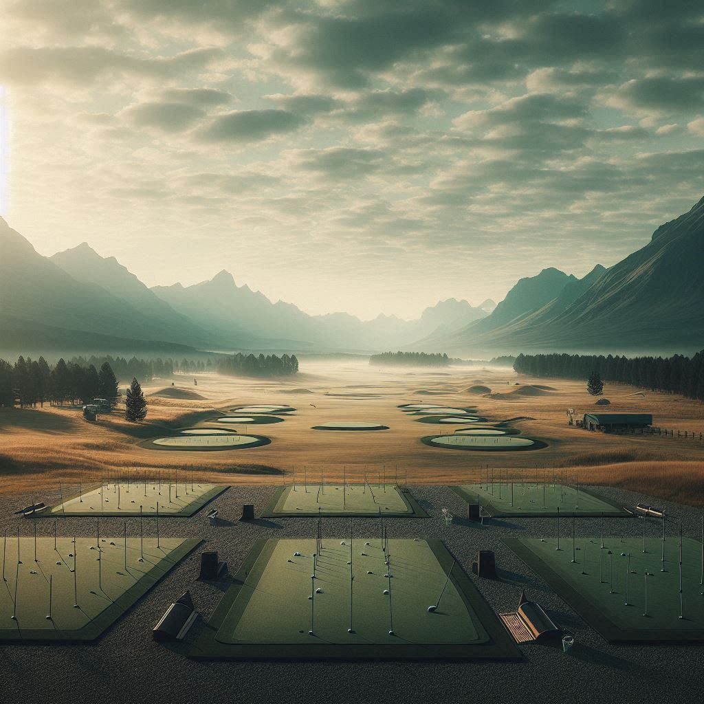 실외골프연습장 배경