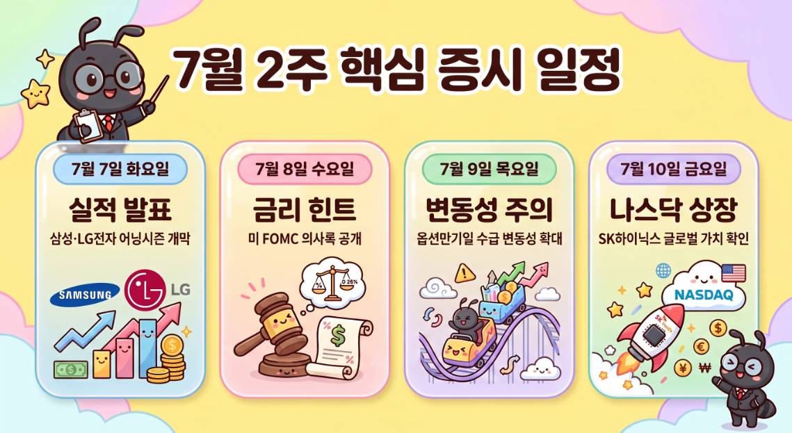 7월 2주 증시일정