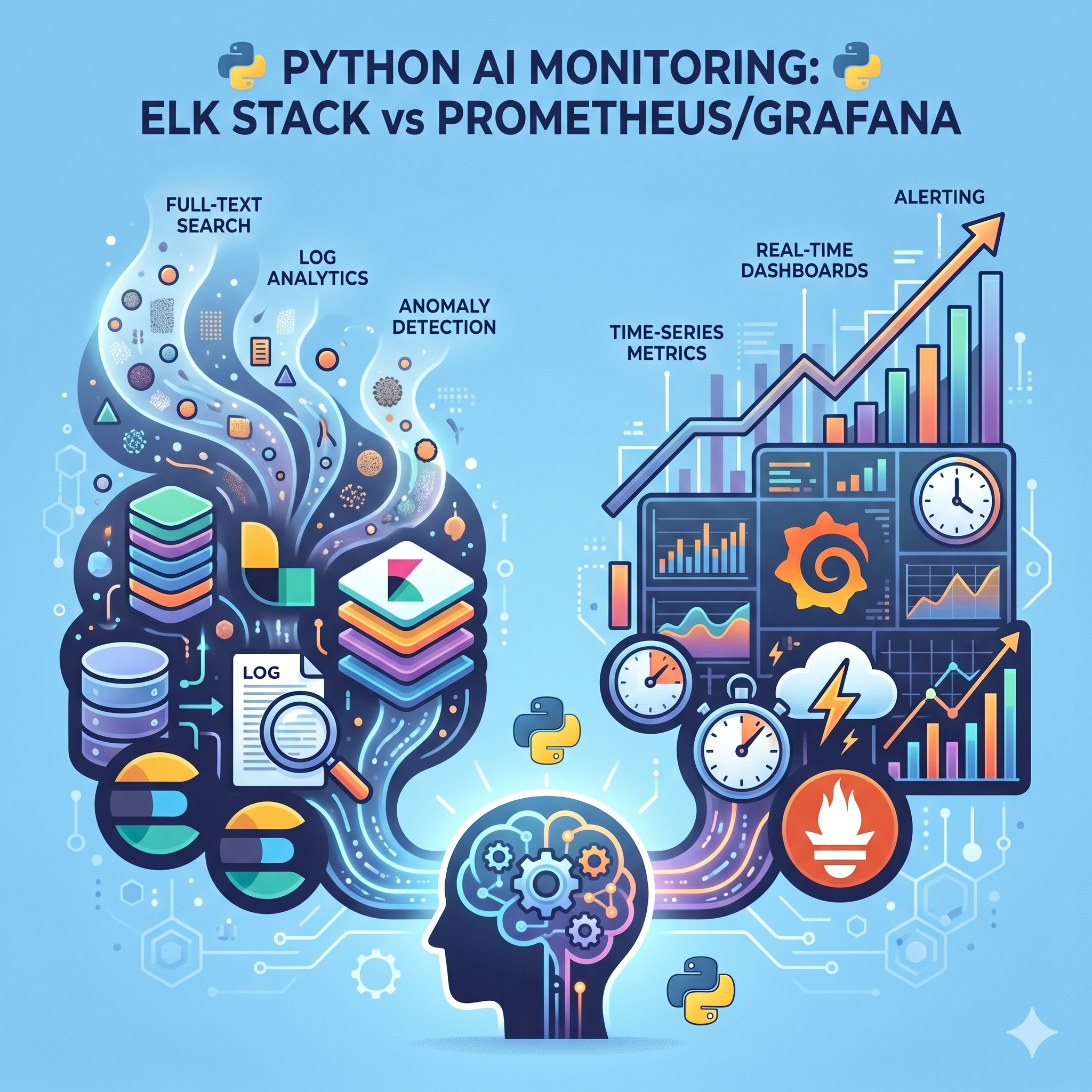 ELK Stack vs Prometheus/Grafana