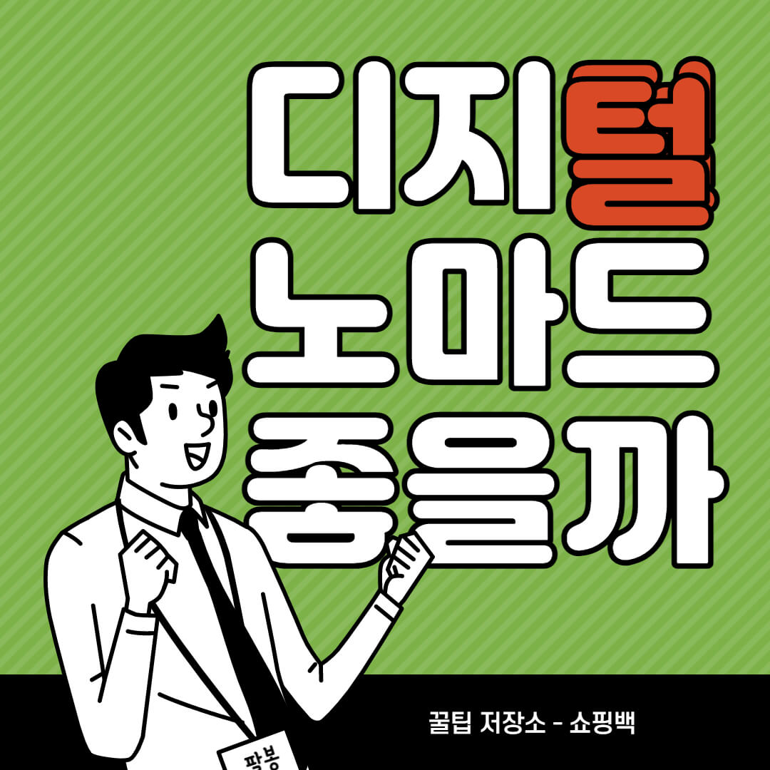 디지털 노마드 뜻 (+ 장점, 단점, 후기)