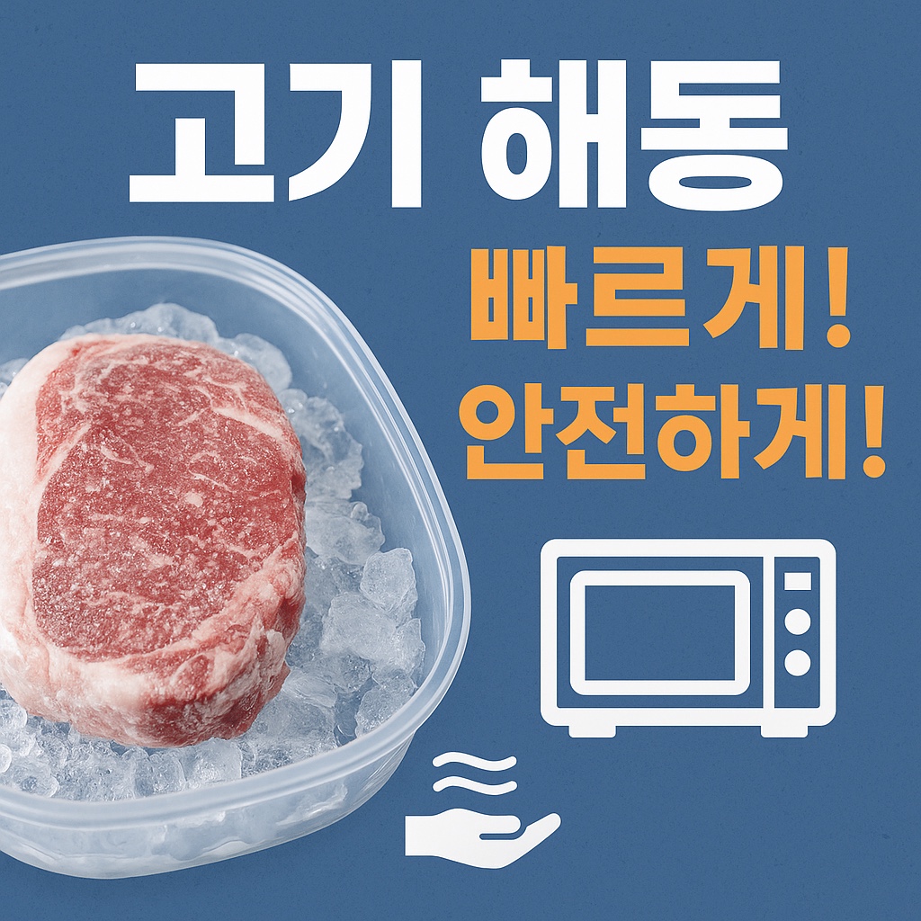 고기 해동 빠르게 하는 법